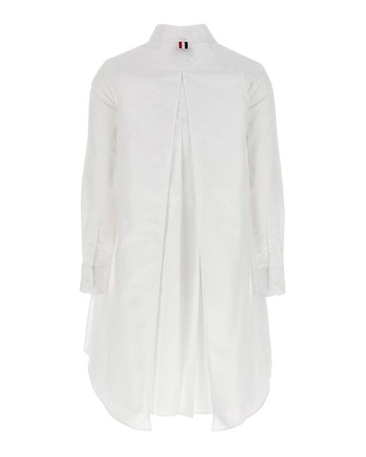 Thom Browne White Shirt Dress Dresses