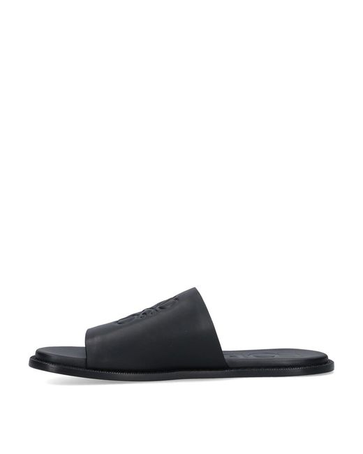 Loewe Black Slide Sandals for men