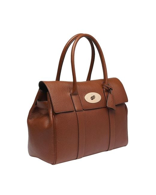 Mulberry Brown Leather Briefcase