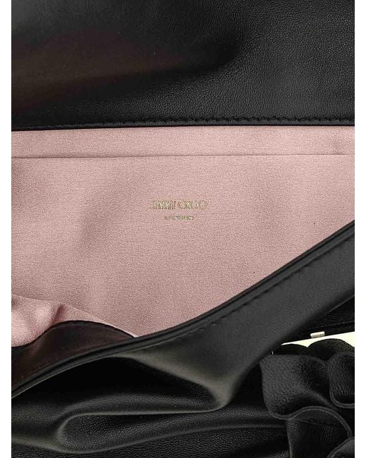 Jimmy Choo Black Zandra' Clutch