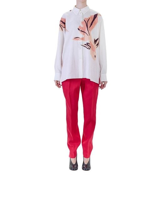 Paul Smith White Le Peche Fish Shirt