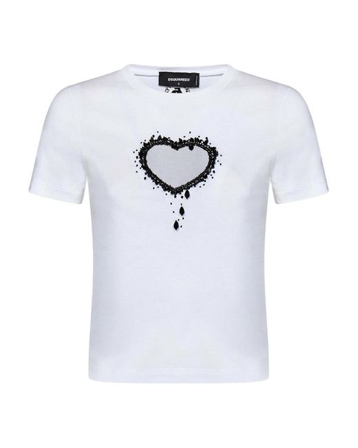 DSquared² White Mini Fit T-Shirt