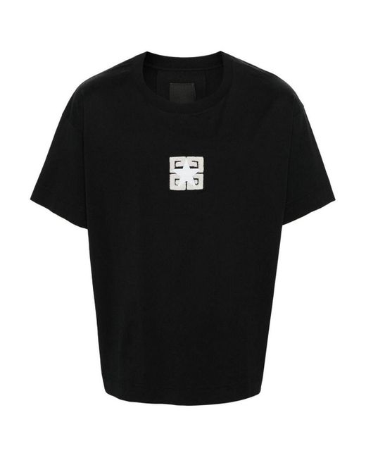 Givenchy Black Stars Boxy Fit T-shirt for men