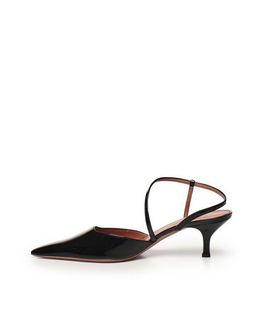 Giuliano Galiano Black Demi Sandals