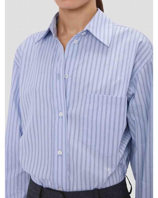 Victoria Beckham Blue Ellys Shirt