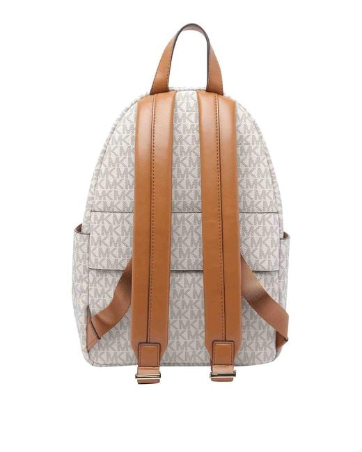 Michael Kors White Tanner Backpack