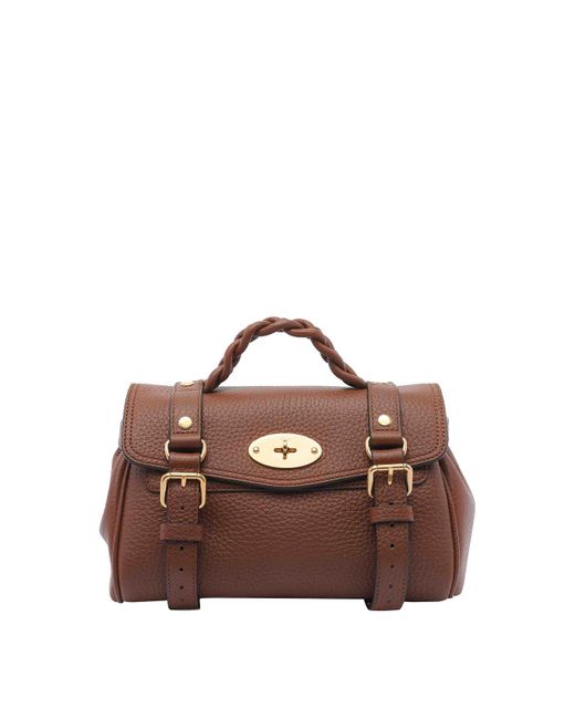 Mulberry Brown Mini Alexa Handbag