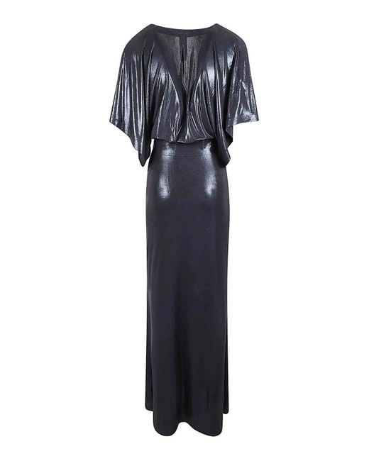 Norma Kamali Blue Dress