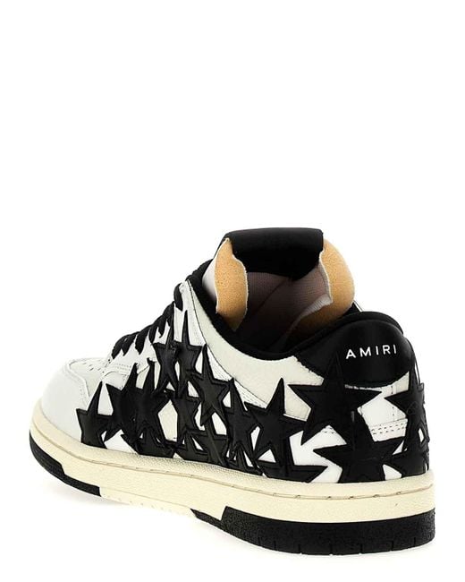 Amiri Black Stars Low Top Sneakers