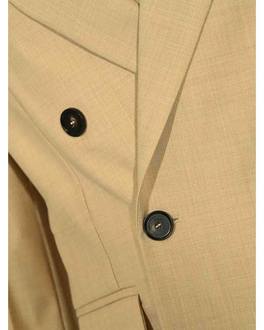 Liviana Conti Natural Farrel Double-Breasted Jacket
