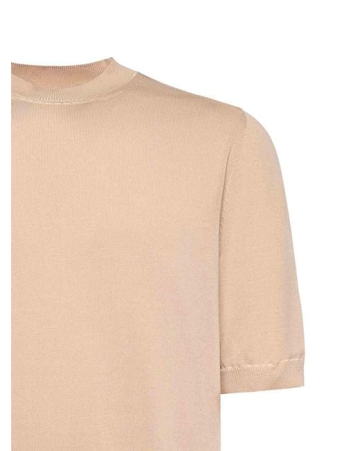 Eleventy Natural Cotton Pullover for men