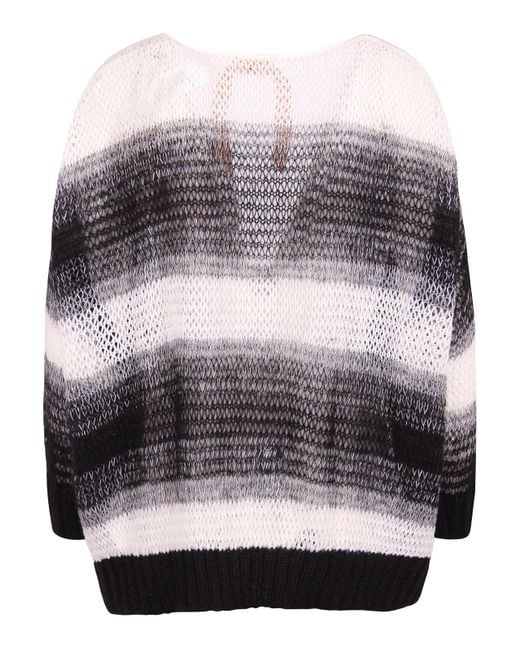 N°21 Gray V-Neck Knitted Cardigan