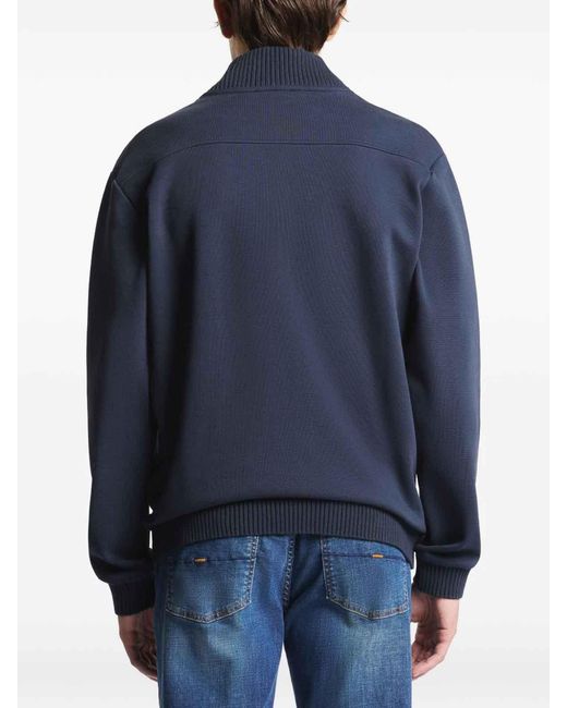 Fay Blue Cardigan for men