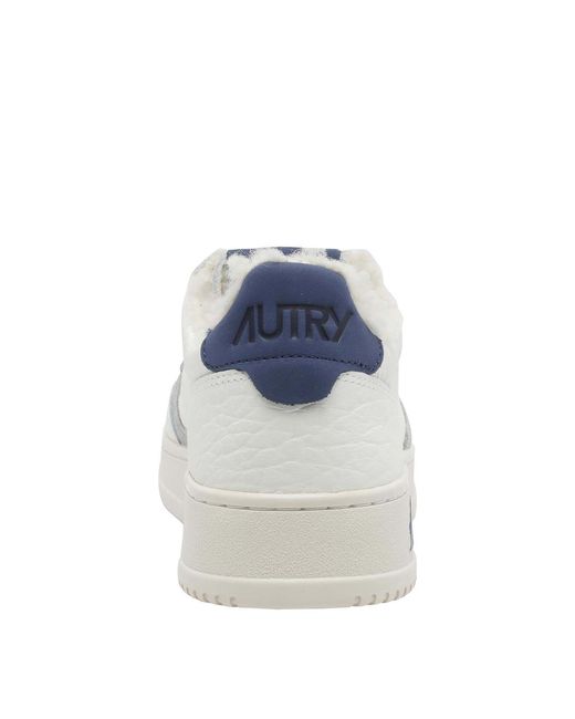Autry White Medalist Shr Sneakers for men