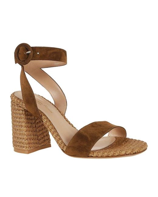 Gianvito Rossi Metallic Sandals