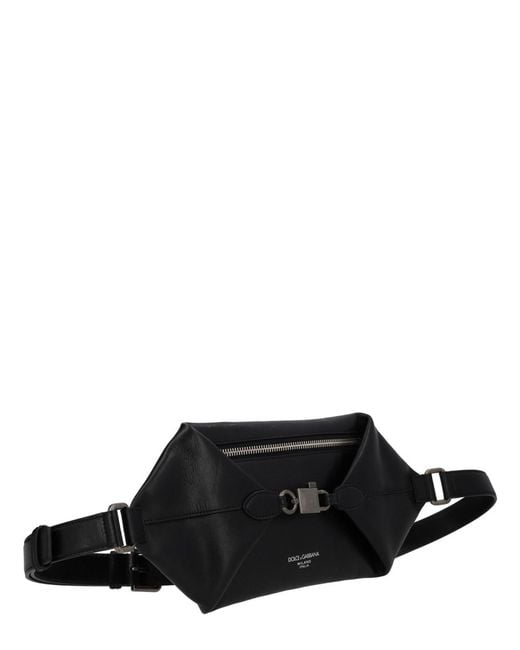 Dolce & Gabbana Black Pouch Lock for men