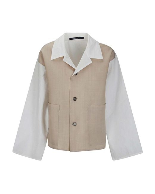 Sofie D'Hoore White Shirt Jacket