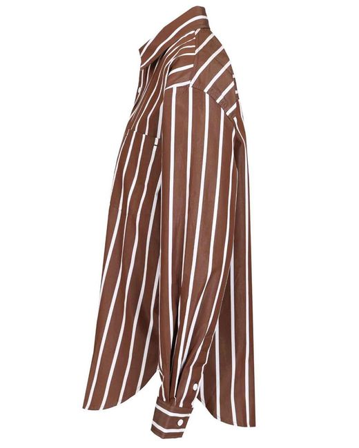 Matteau Red Classic Stripe Shirt
