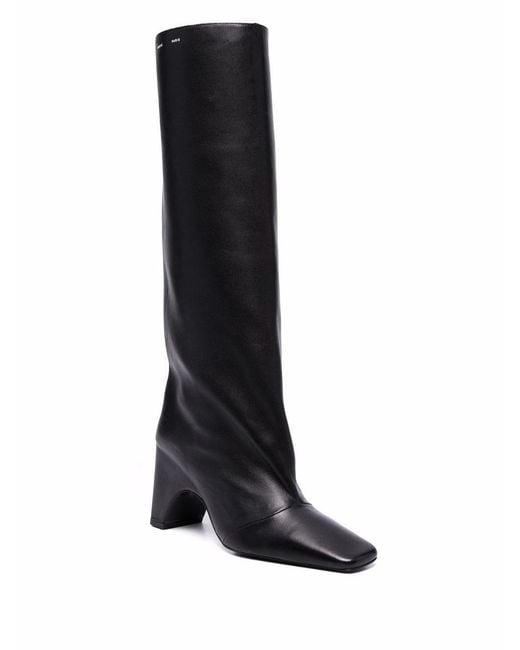Coperni Black Square Toe Boots