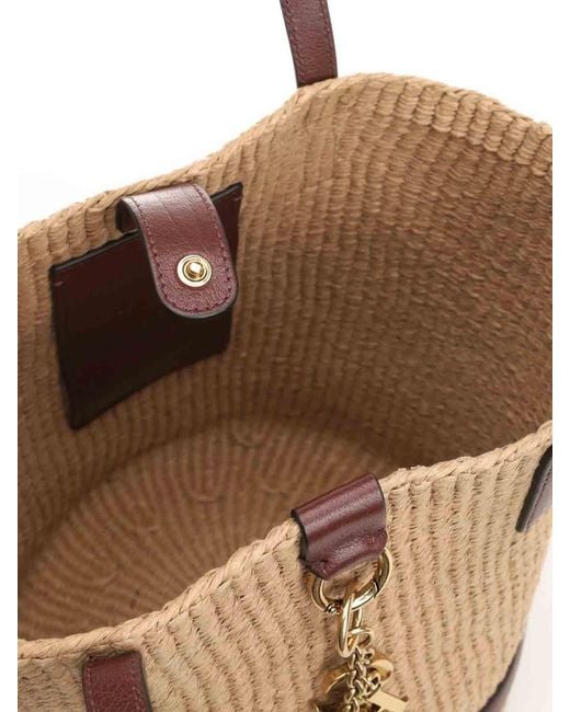 Chloé Natural Chlo Charms Basket Bag