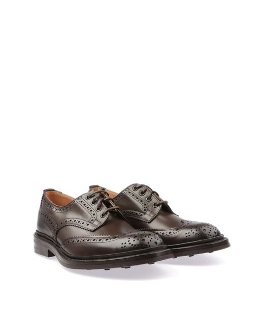 Stringate Bourton di Tricker's in Brown da Uomo