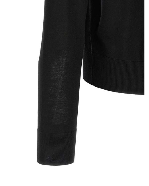 DSquared² Black Wool Sweater for men