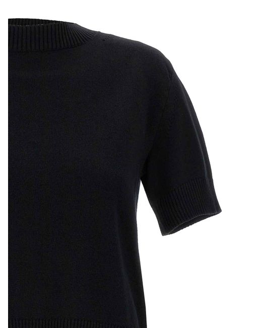 Sacai Black Patchwork Sweater