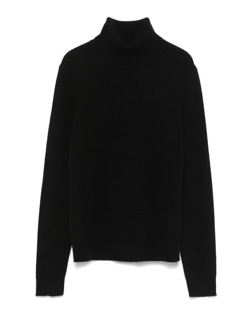 Theory Black Cashmere Turtleneck Sweater