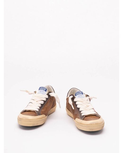 Golden Goose Deluxe Brand Brown 'Super-Star' Sneakers for men