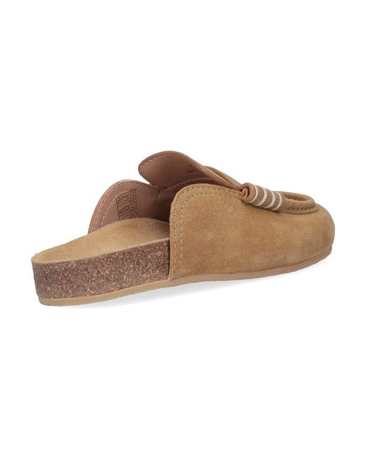 J.W. Anderson Brown Loafer Mules