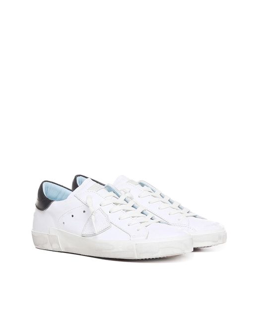 Philippe Model White Prsx Veau Sneakers
