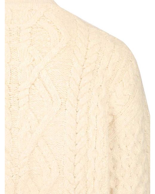 Isabel Marant Natural Harold Sweater Knitwear Beige for men