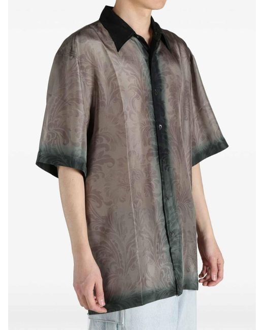 Dries Van Noten Gray 'Cassidye' Shirt for men