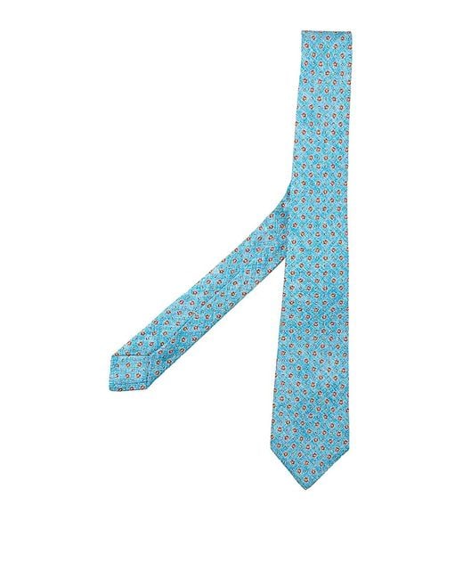 Kiton Blue Necktie for men