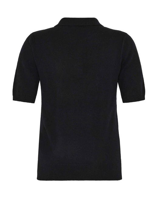 EMERSON RENALDI Black Button-Down Polo Shirt