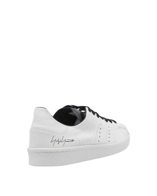Y-3 White Superstar Sneakers for men