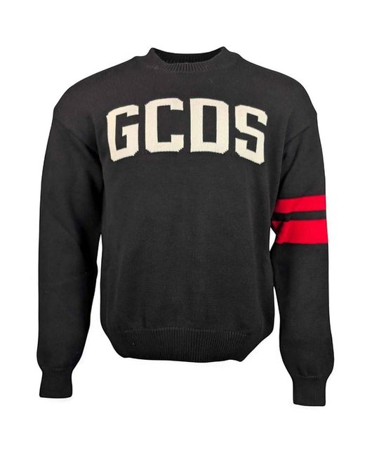 Gcds Black Crew Neck for men