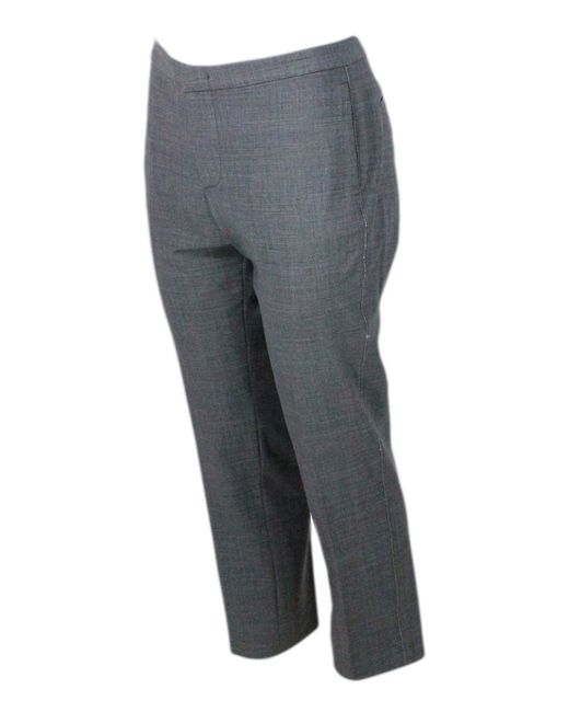 Fabiana Filippi Gray Trousers