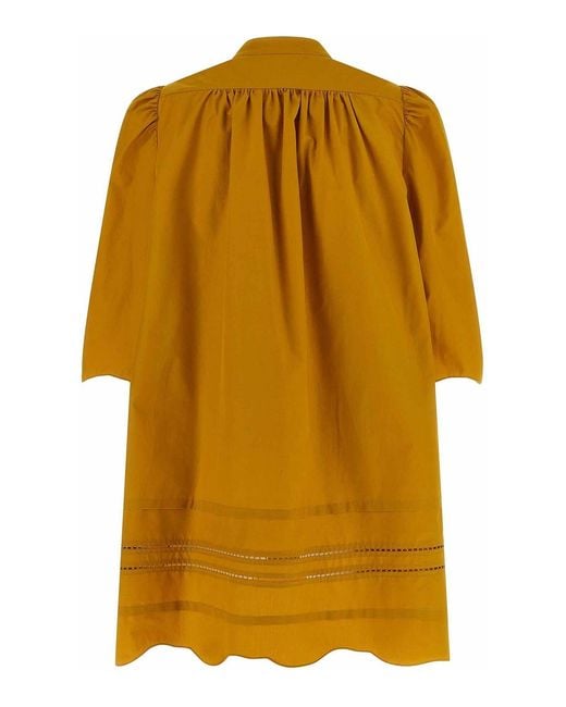 Fabiana Filippi Yellow Loose Dress