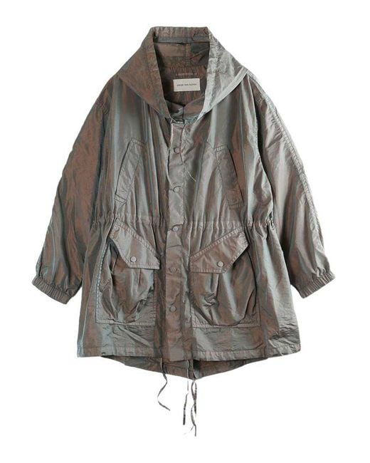 Dries Van Noten Gray Voxer Jackets By for men