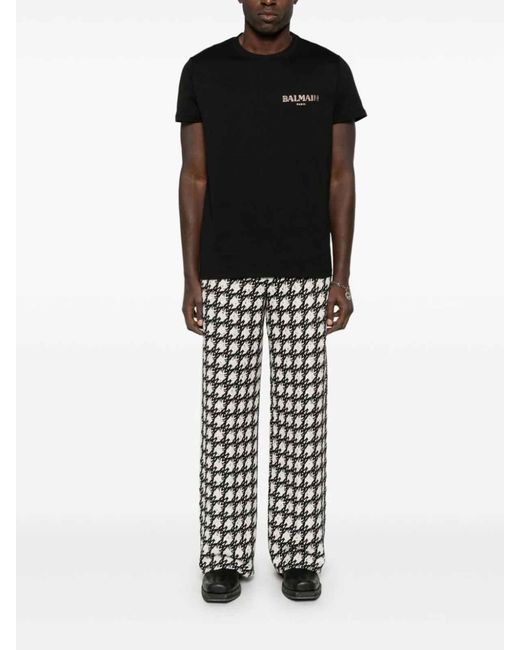 Balmain Black Vintage Gel T-Shirt for men