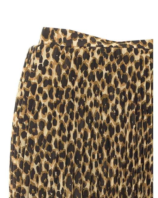 Etro Multicolor Pleated Skirt