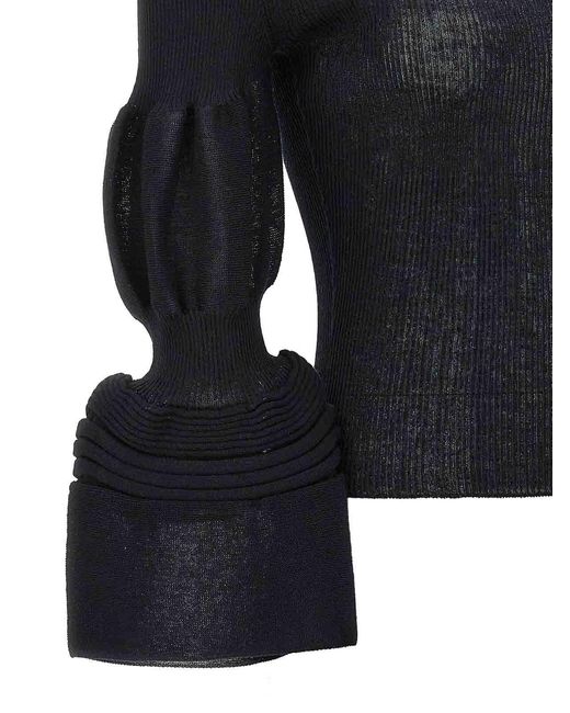 Pleats Please Issey Miyake Black Assemblage Branch Top