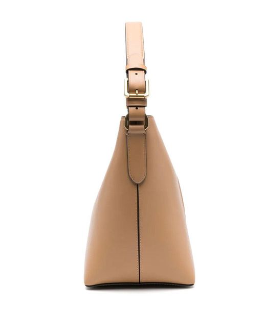 Ralph Lauren White Witley Medium Br Bucket Bag Medium