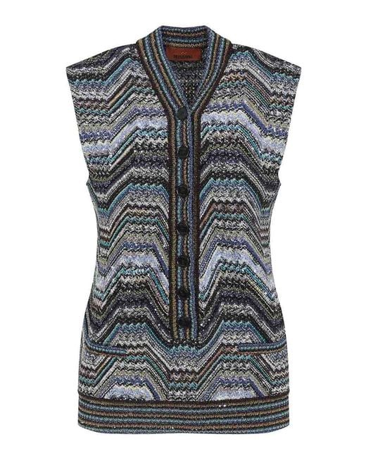 Missoni Black Caperdoni Gilet