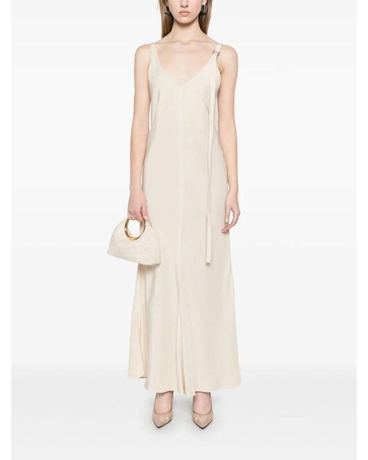 Sportmax White Unione Ivory Dress