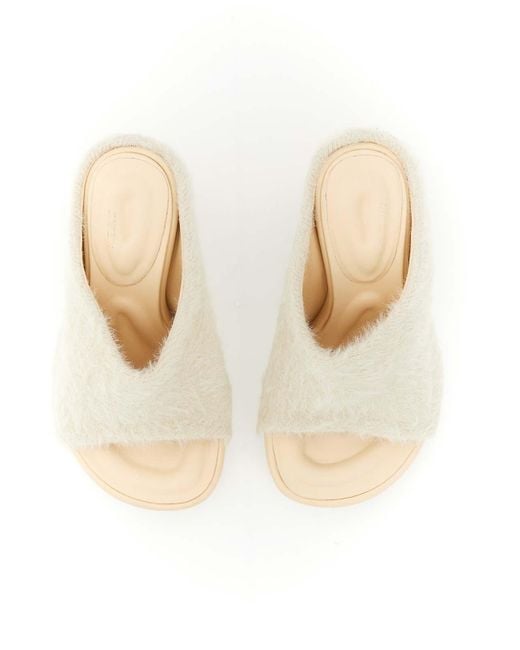 Jacquemus White Nuvola Heeled Mules