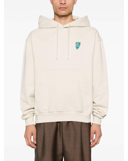 Felpa Con Cappuccio Jwear di Burberry in Natural da Uomo