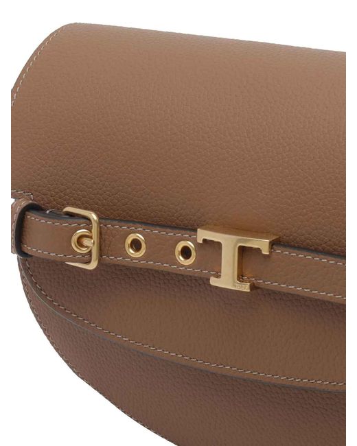 Tod's Brown Mini Tim Crossbody Bag
