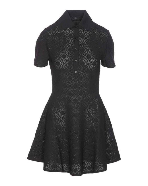 Givenchy Black Polo Monogram Dress
